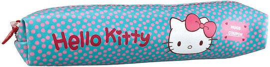Gim Hello Kitty Sweetheart Κασετίνα Βαρελάκι Τιρκουάζ