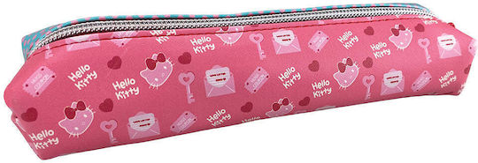 Gim Hello Kitty Sweetheart Κασετίνα Βαρελάκι Τιρκουάζ