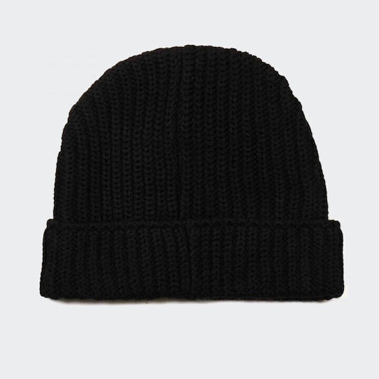 Beanie Unisex Beanie Knitted in Black color