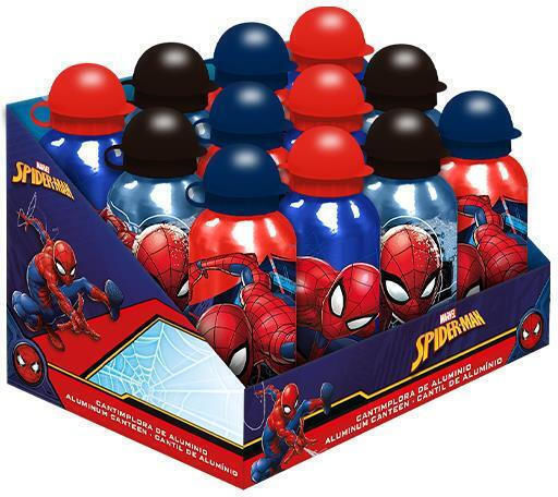 Παιδικό Παγούρι Spiderman Αλουμινίου 500ml (Διάφορα Σχέδια/Χρώματα)