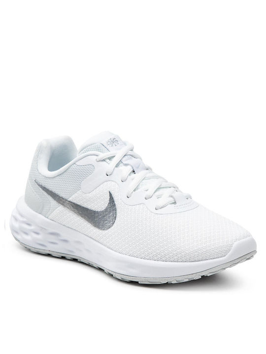 Revolution 6 Next Nature Sport Shoes Running White / Metallic Silver / Pure Platinum