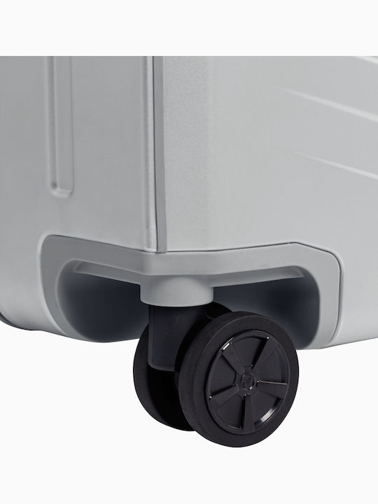 Porsche Design Roadster Large Travel Suitcase Aluminum Silver with 4 Wheels Height 78cm