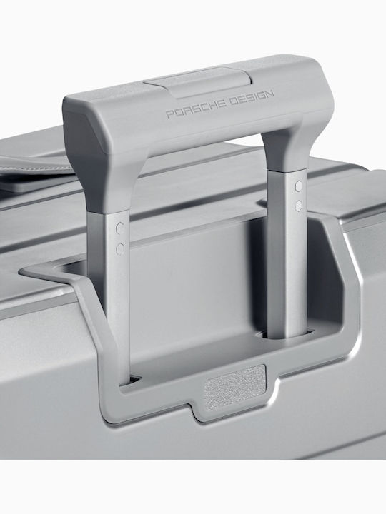 Porsche Design Roadster Large Travel Suitcase Aluminum Silver with 4 Wheels Height 78cm
