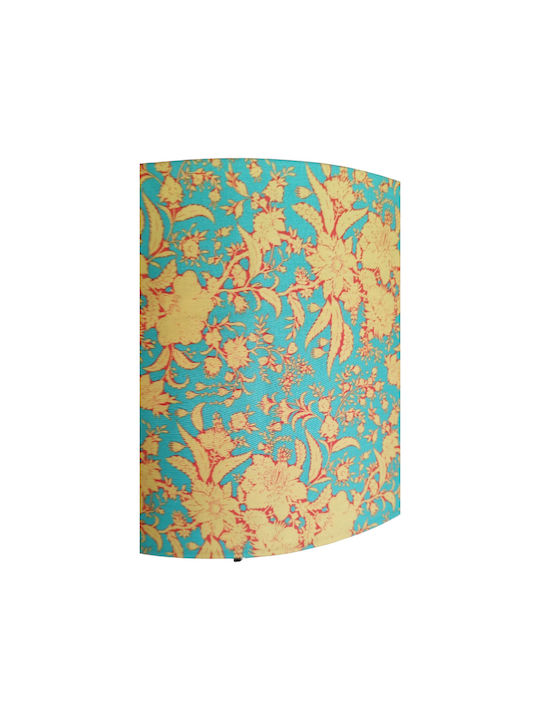 Oxygen Orange Negative Flowers Single-Light Kids Hanging Ceiling Light with E27 Socket Orange 35x20cm