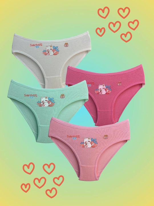 Esthisis Комплект детски гащички Multicolour 4бр