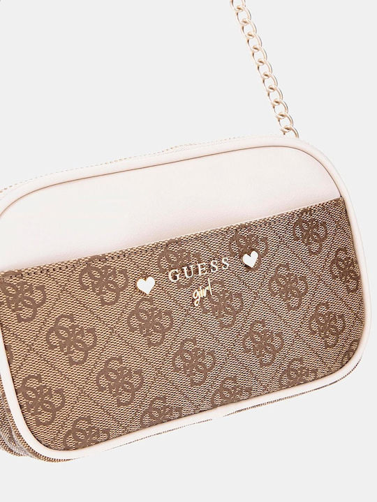 Guess Kids Bag Beige 19cmx5cmx12cmcm