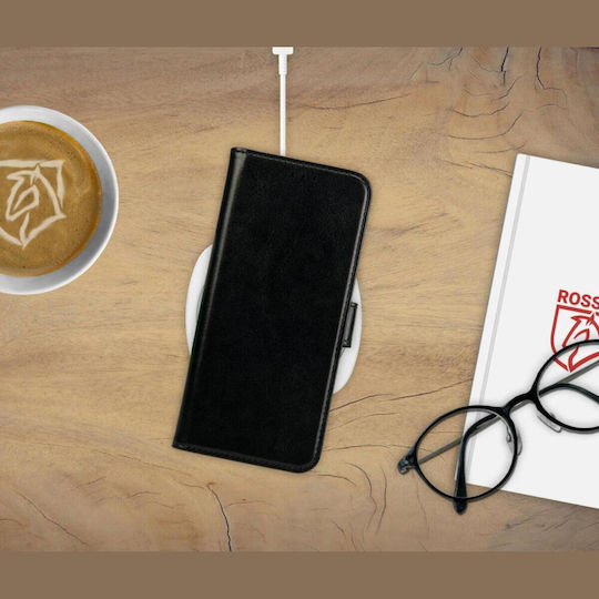 Rosso Element Pu Wallet Δερματίνης Μαύρο (Honor Magic7 Pro)