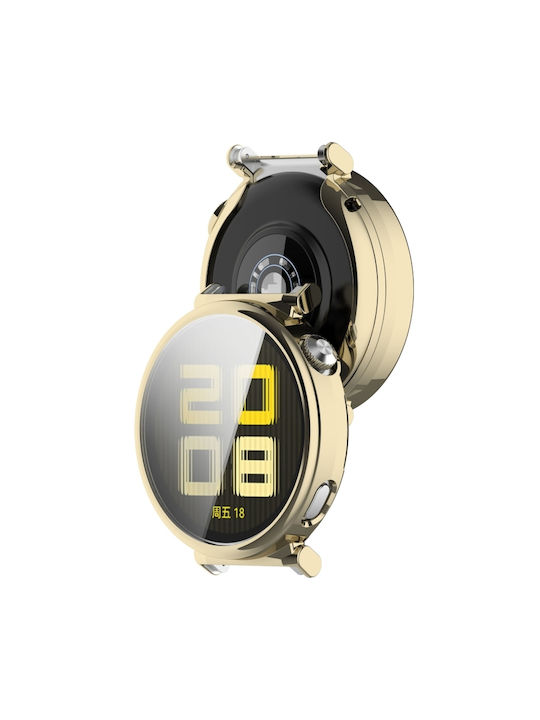 Watch Protection Silicone Case in Gold color for Huawei Watch GT5 Pro 42mm