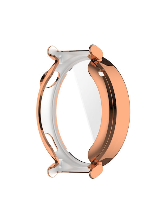 Watch Protection Silicone Case in Rose Gold color for Huawei Watch GT5 Pro 42mm