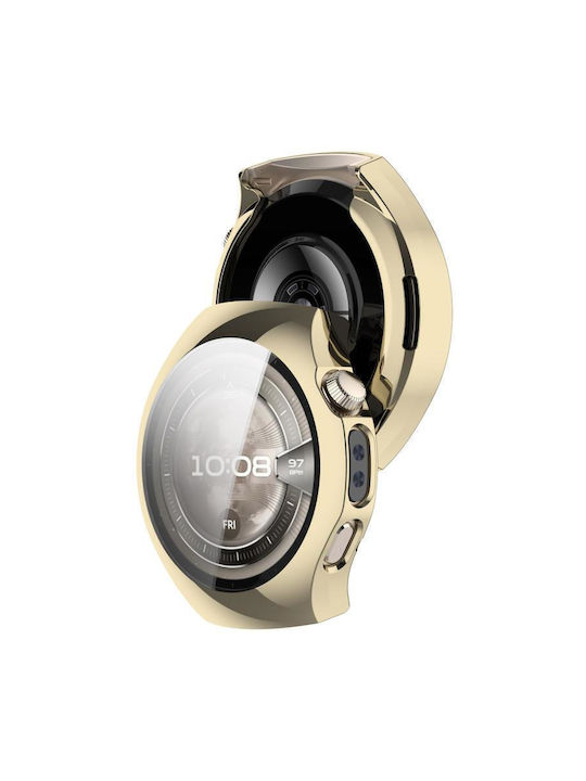 Protecție ceas Carcasă de Silicon în culoarea Auriu pentru Huawei Watch 5 42mm