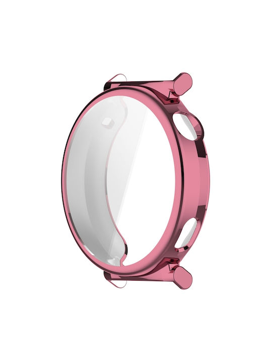 Watch Protection Silicone Case in Pink color for Huawei Watch GT5 Pro 42mm