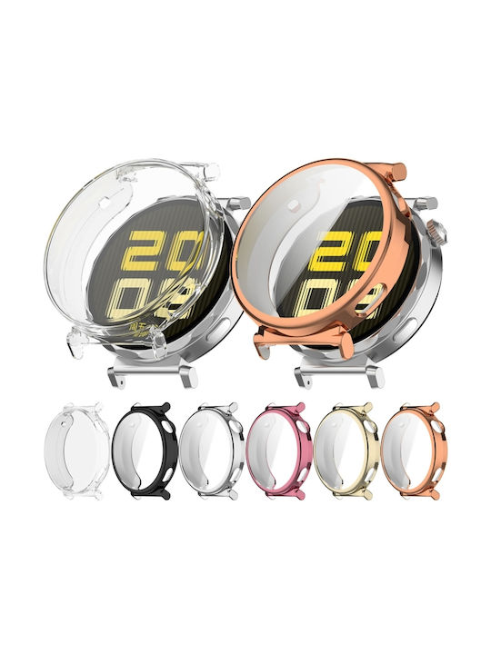 Watch Protection Silicone Case in Pink color for Huawei Watch GT5 Pro 42mm