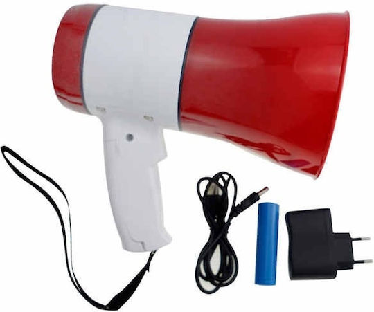 Speaker Battery 30w Power Playback Recording Function On Off Button Volume Control Memory Card Reader Usb Red White
