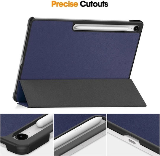 Husă Tabletă Samsung Galaxy Tab S10 FE Plus Skyddar Innovation Stand Multi-unghi Funcție Sleep Wake Foldpro Roșie Set Autocolant