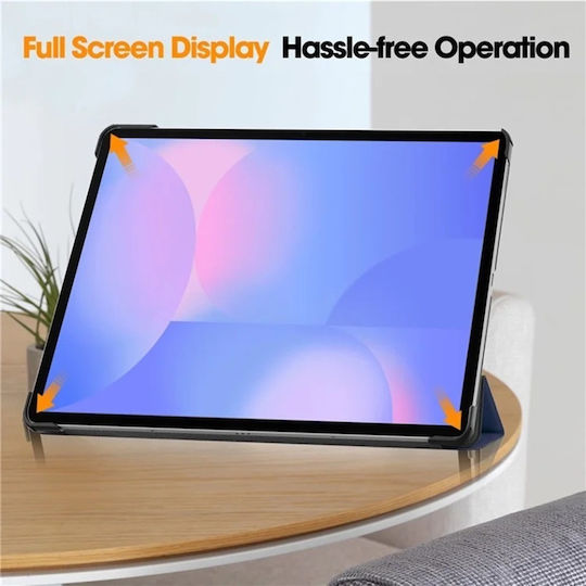 Husă Tabletă Samsung Galaxy Tab S10 FE Plus Skyddar Innovation Stand Multi-unghi Funcție Sleep Wake Foldpro Roșie Set Autocolant