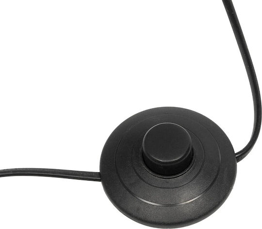 GloboStar Curacao Stehleuchte H165xB30cm. mit Fassung für Lampe E27 Schwarz