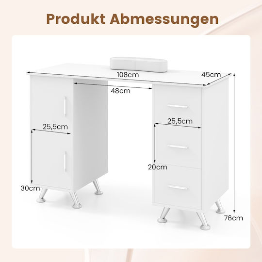Costway Maniküre Tisch