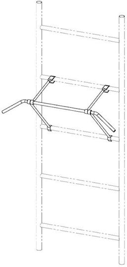 Master Wall Pull-Up Bar for Maximum Weight 110kg