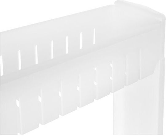 SPM SPM Lebensmittelregal Kunststoff 3 Ebenen Weiß 54,5x12,5x72,5cm