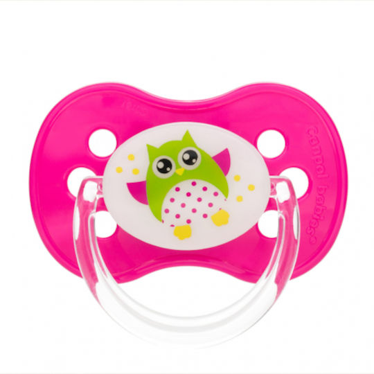 Canpol Babies Symmetric Silicone Soother 0-6 Months 1 Pc Owl Baby 22/568
