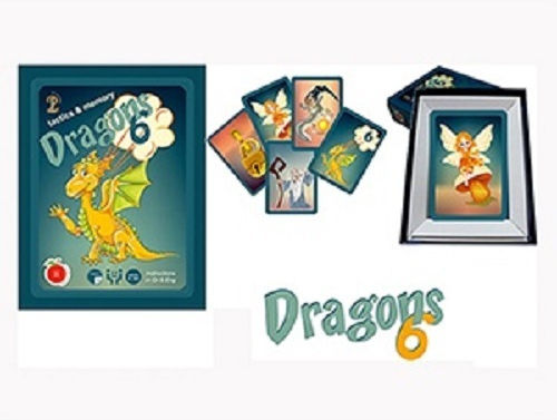 Настолна игра Dragons 6 за 2 играчи 5+ години (EN) OIKOPEN