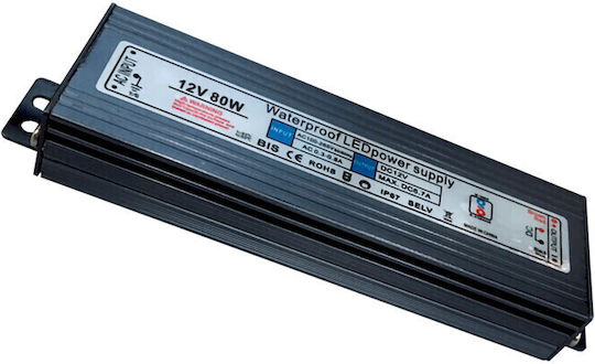 Geyer LED-Netzteil Wasserdicht IP67 Leistung 80W mit Ausgangsspannung 12V
