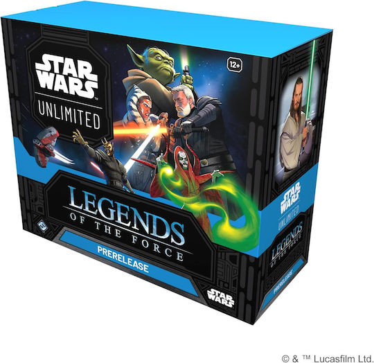 Fantasy Flight Star Wars: Unlimited Tcg - Legends Of The Force Prerelease Box Deck