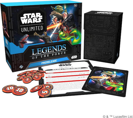 Fantasy Flight Star Wars: Unlimited Tcg - Legends Of The Force Prerelease Box Deck