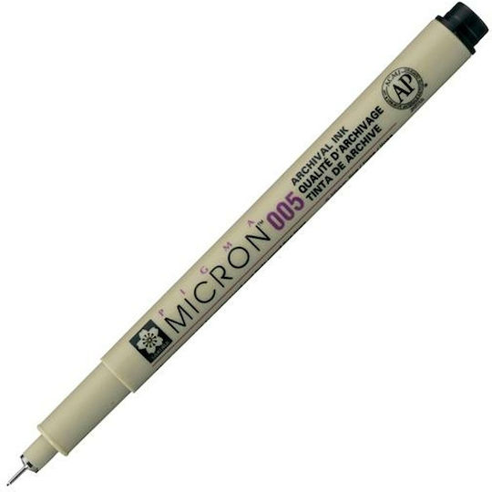 Sakura Pigma Micron 12 38968-12 Маркери за Рисуване 0.2мм Черни 12бр