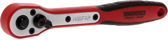 Teng Tools Ratschen 45 Zähne mit Vierkant 1/4" Länge 15cm.