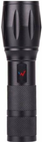 Wonder Rechargeable Flashlight LED IP44 with Maximum Brightness 300lm Black