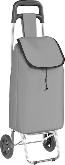 Shopping Trolley Gray 92x92x92cm