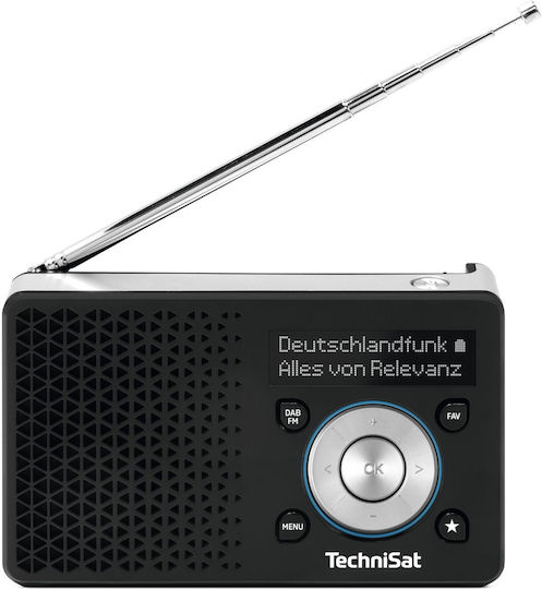 Technisat DigitRadio 1 A Φορητό Ραδιόφωνο Επαναφορτιζόμενο DAB+ Μαύρο
