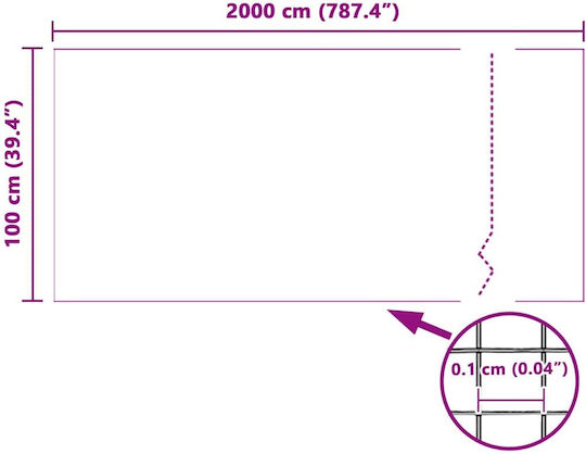 vidaXL Repellent Net Birds 1x20m