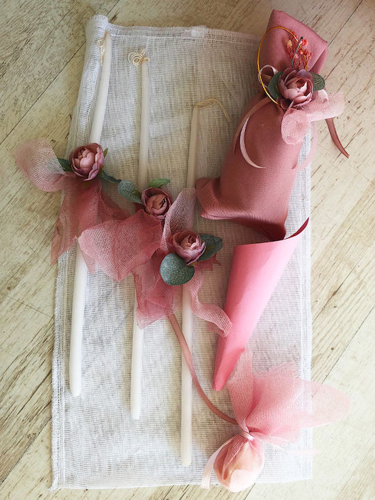 LiebeQueen Baptism Set with Flowers Theme