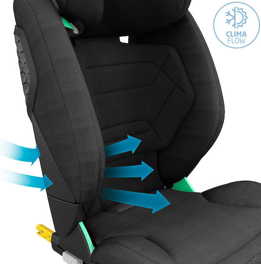 Maxi-Cosi Rodi Fix Pro 2 Καθισματάκι Αυτοκινήτου High-back Booster i-Size με Isofix Μαύρο 15-36 kg
