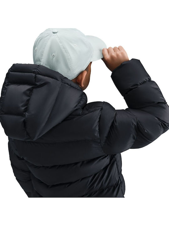 Sportswear Kids Sports Long Jacket with Hood Black