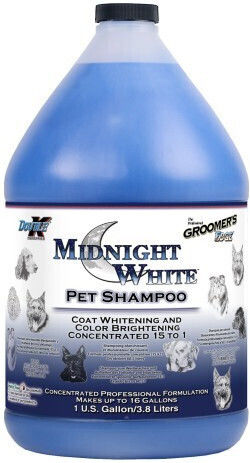 Midnight White 3.8л Double K Шампоан за Кучета за Бяла Коса