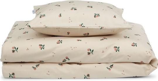 Liewood Set Cearceaf Pentru Bebeluş Cu Faţă De Pernă Carmen Peach Sea Shell 70x100 Cm Liewood Set Cearceaf Pentru Bebeluş Cu Faţă De Pernă Carmen Peach Sea Shell 70x100 Cm