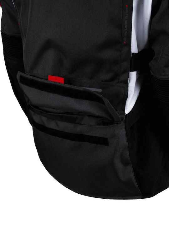 Lady Winter Damen Motorradjacke Wasserdicht Schwarz