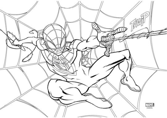 Μπλοκ Ζωγραφικής Spiderman 23x33εκ 40φ Διάφορα Σχέδια 0508554 Διακάκης