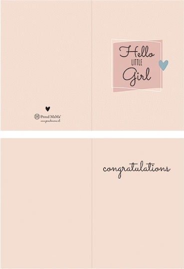 Card De Salutare Naștere Roz