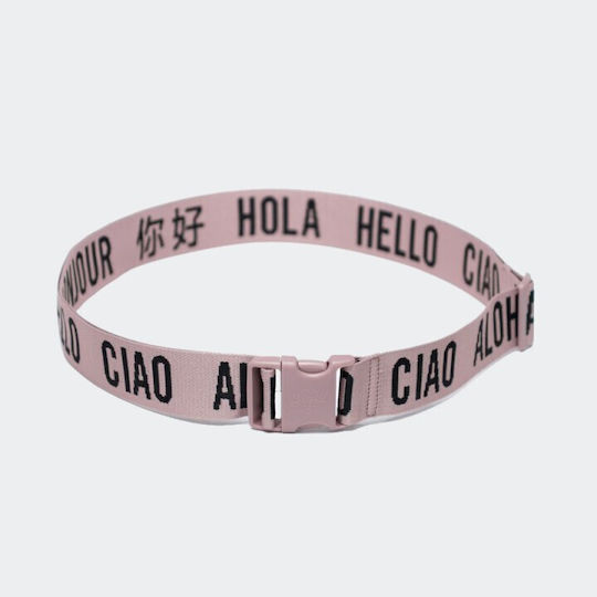 Herschel Ιμάντας Βαλίτσας Ροζ