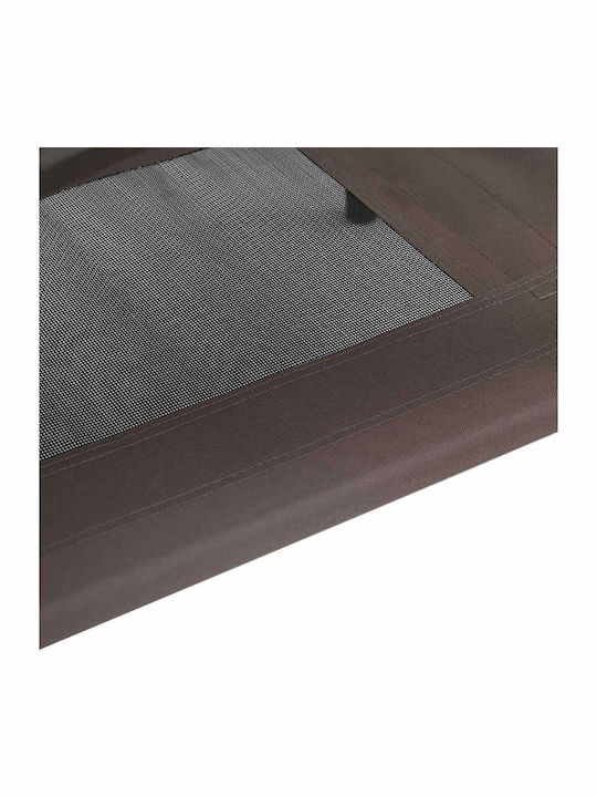 vidaXL Υπερυψωμένο Κρεβάτι Σκύλου Καφέ 76x70.5εκ.