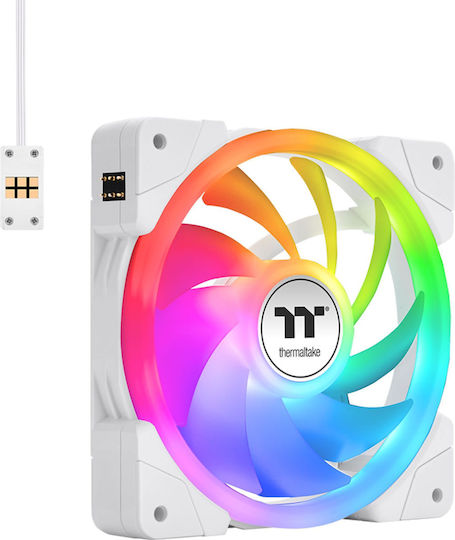 Thermaltake MAGFloe 360 Ultra Water Cooling System AIO CPU with 3 120mm Fans and ARGB Lighting White