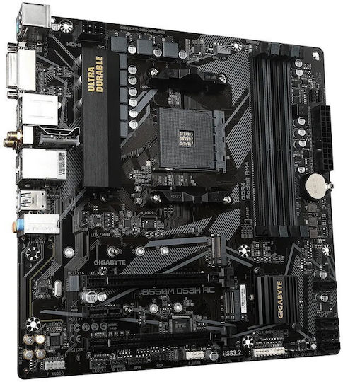 Gigabyte B550M DS3H AC R2 Wi-Fi Motherboard Micro ATX με AMD AM4 Socket
