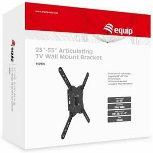 Equip 650405 Articulating Βάση Τηλεόρασης Τοίχου έως 55" και 30kg