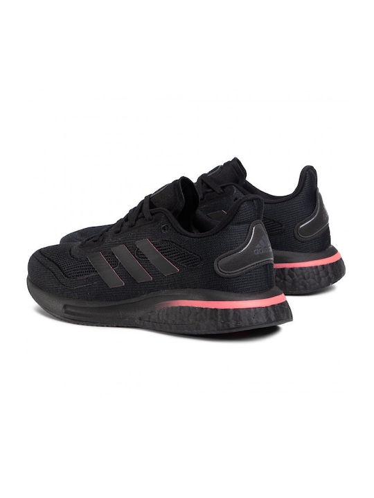 Supernova Sport Shoes Running Core Black / Signal Pink