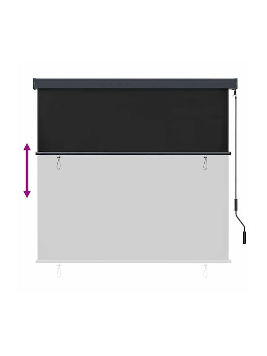 vidaXL Rollos Mischer Blackout Grau P180xH250cm 362084