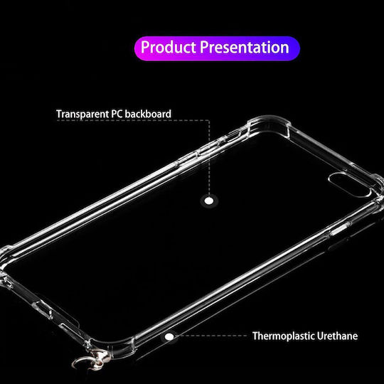 Silicone Case Strap Sonique Armor Clear Motorola Moto G54 5G Moto G54 5G Power Dark Blue